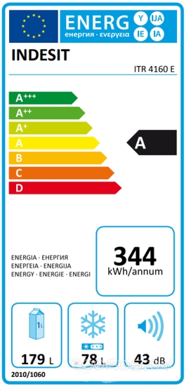 Холодильник Indesit ITR 4160 E в  магазине Терабит Могилев