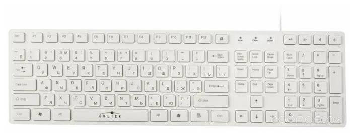 Клавиатура Oklick 556S White USB в  магазине Терабит Могилев