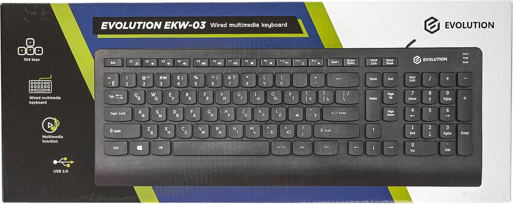Клавиатура Evolution EKW-03 в  магазине Терабит Могилев