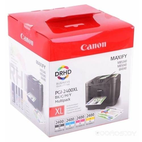 Набор картриджей Canon PGI-2400 BK/C/M/Y XL Multipack (9257B004) в  магазине Терабит Могилев
