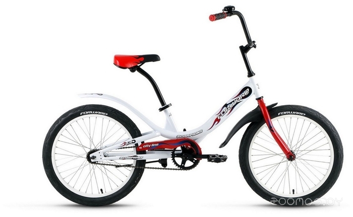 Детский велосипед Forward Scorpions 20 1.0 2021 (белый) в  магазине Терабит Могилев