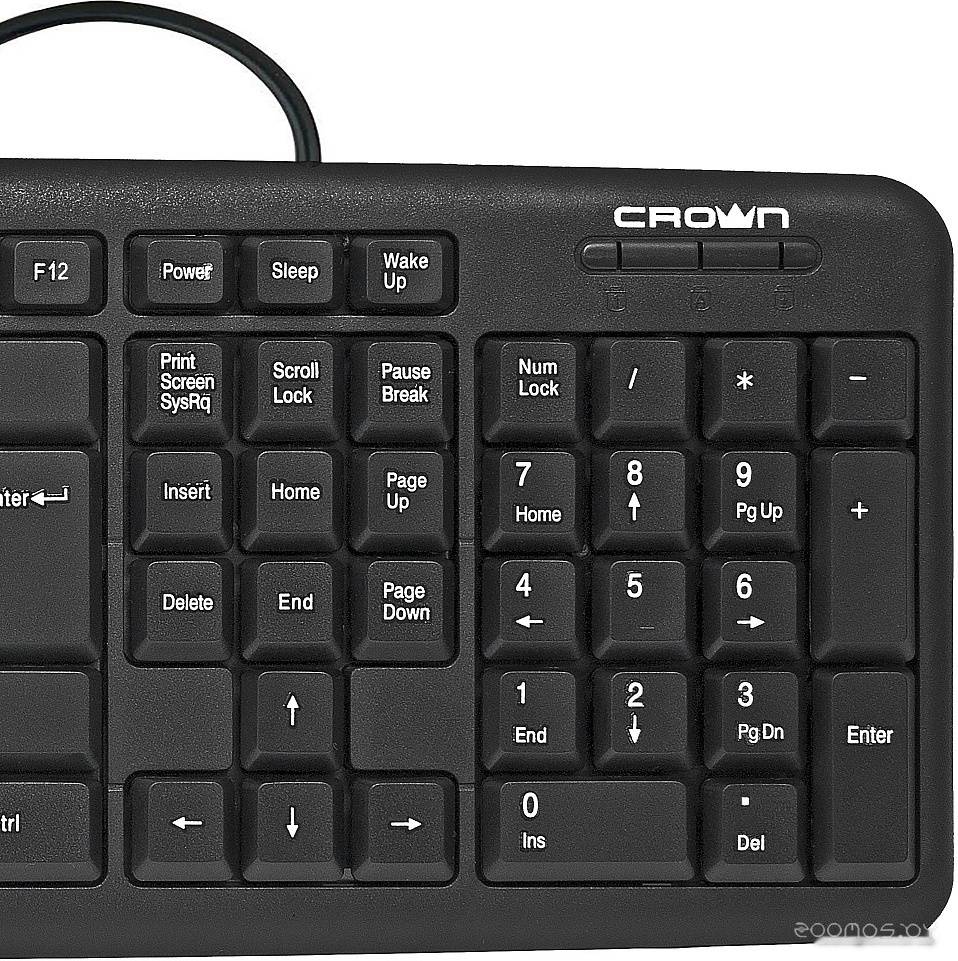 Клавиатура CrownMicro CMK-F02B в  магазине Терабит Могилев