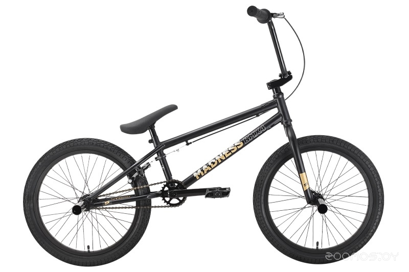 Велосипед Stark Madness BMX 4 (20, черный/золотой, 2022) в  магазине Терабит Могилев