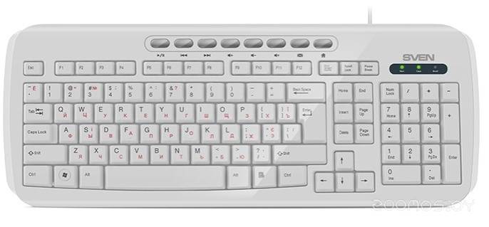 Клавиатура Sven KB-C3050 (White) в  магазине Терабит Могилев