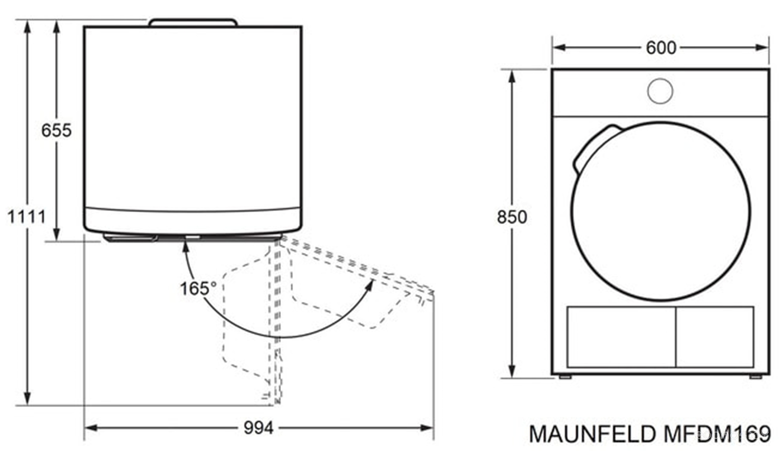��������� ������ Maunfeld MFDM169WH �  �������� ������� �������