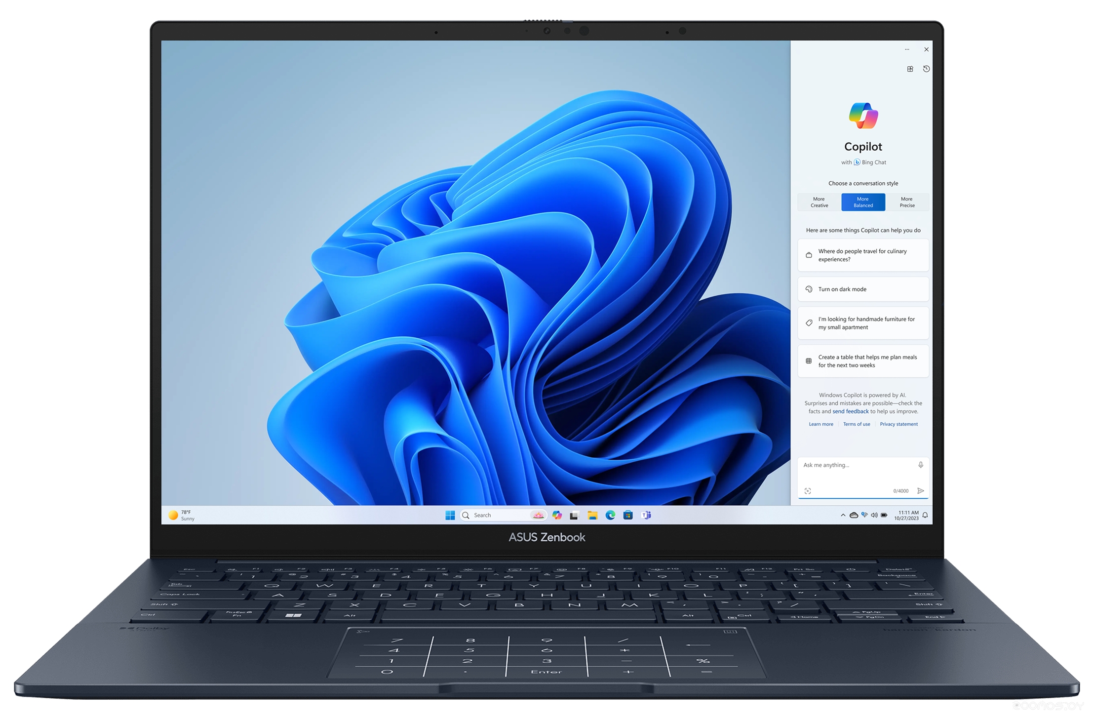 Ноутбук Asus Zenbook UX3405MA-QD690 (90NB11R1-M013N0) в  магазине Терабит Могилев