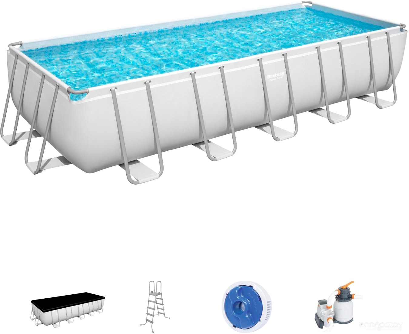 Каркасный бассейн Bestway Power Steel 5612B (640x274x132) в  магазине Терабит Могилев