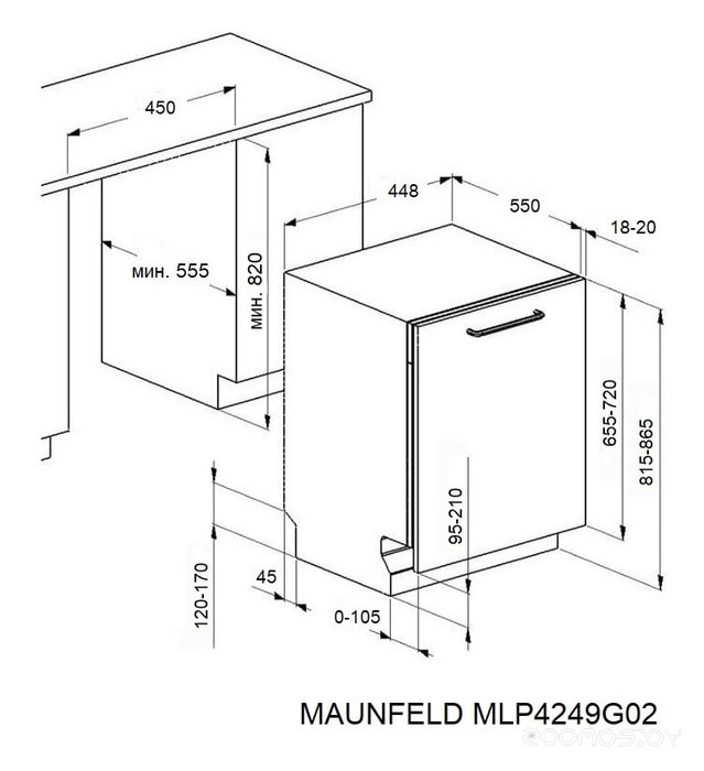 ������������ ������������� ������ Maunfeld MLP4249G02 Light Beam �  �������� ������� �������
