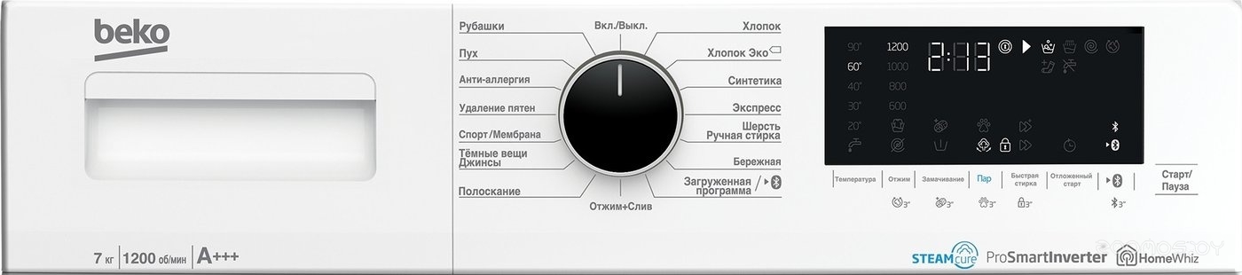 ���������� ������ Beko WSPE7616W �  �������� ������� �������