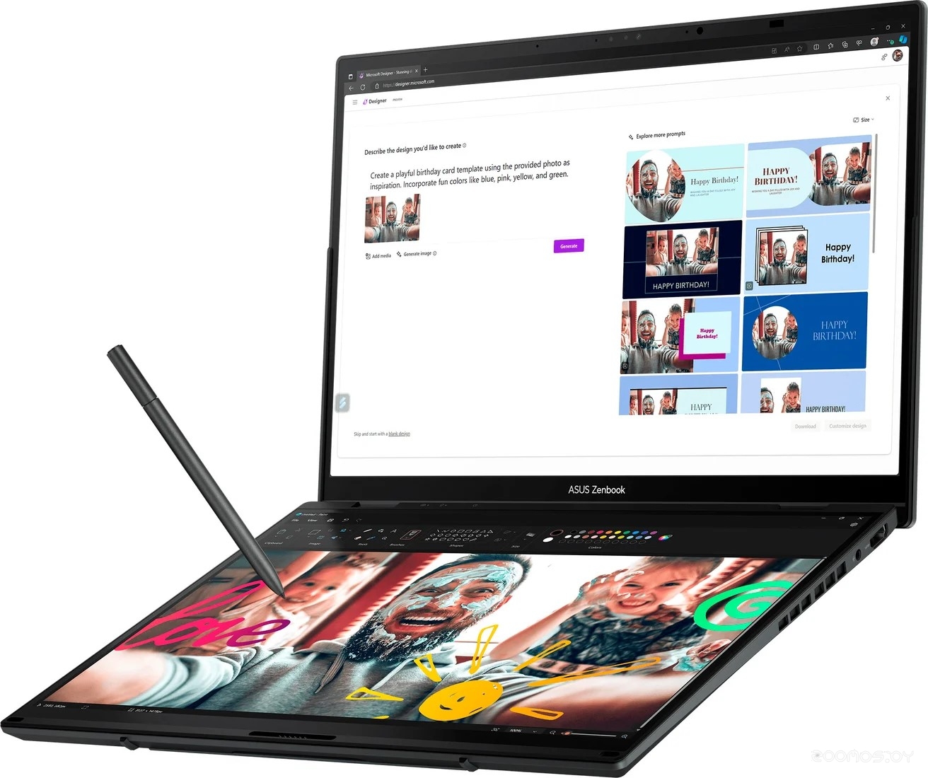 Рабочая станция Asus Zenbook Pro 14 Duo UX8406MA-QL056W в  магазине Терабит Могилев