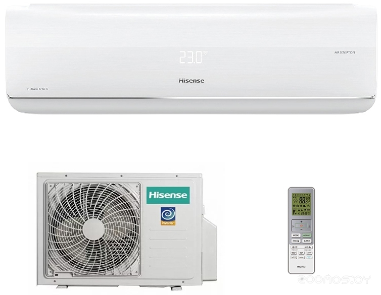 Сплит-система Hisense Air Sensation Superior DC Inverter AS-13UW4RXVQF00 в  магазине Терабит Могилев