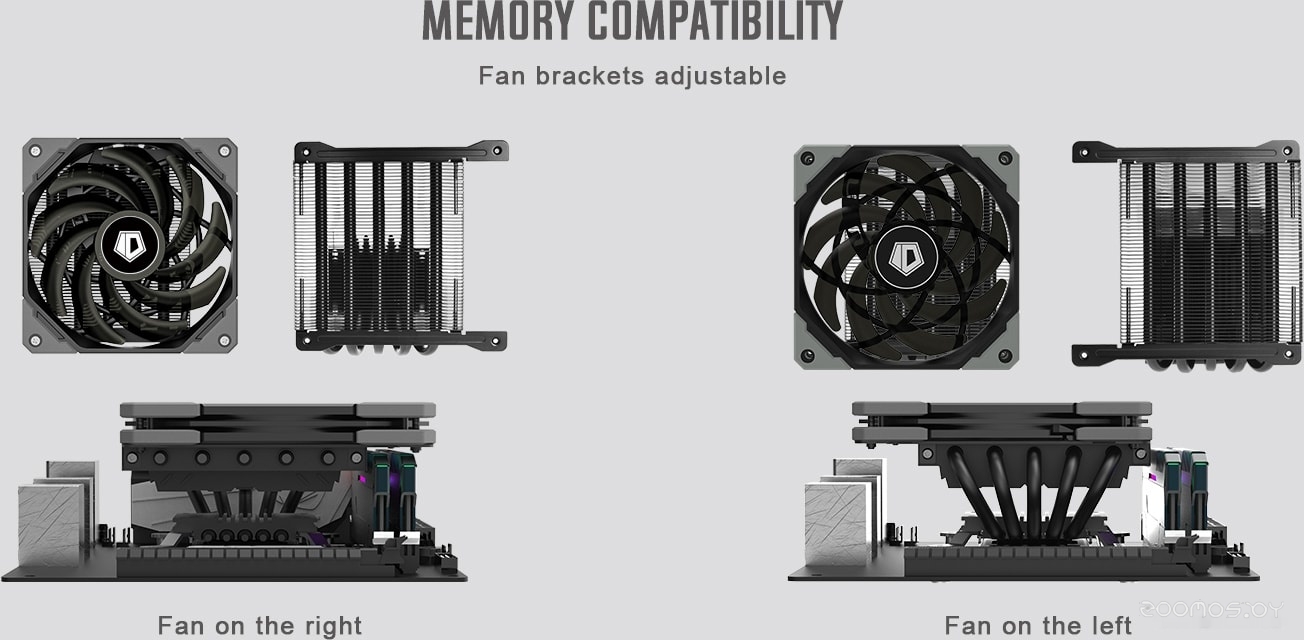 Кулер для процессора ID-COOLING IS-50X v2 в  магазине Терабит Могилев