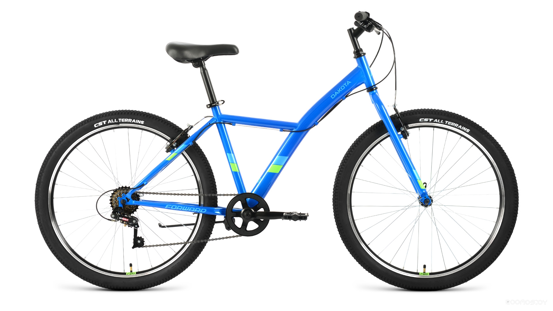 Велосипед Forward Dakota 26 1.0 2020 (черный/синий) в  магазине Терабит Могилев