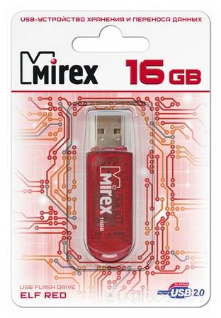 USB Flash Mirex ELF 8GB (Red)     