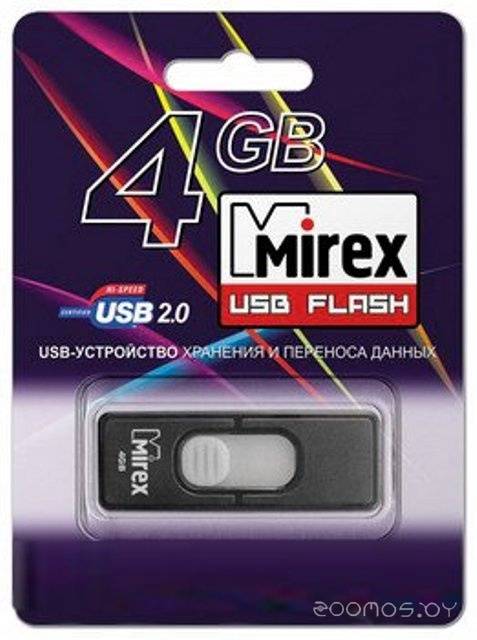 USB Flash Mirex HARBOR BLACK 4GB     