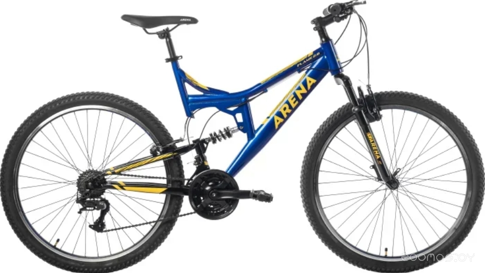 Велосипед ARENA Flame 2.0 2021 (18, синий/желтый) в  магазине Терабит Могилев