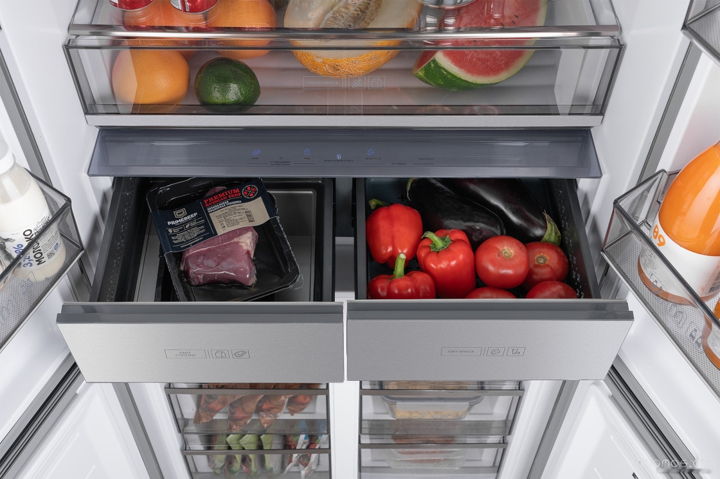 ����������� side by side Weissgauff WCD 590 Nofrost Inverter Premium Biofresh Inox �  �������� ������� �������