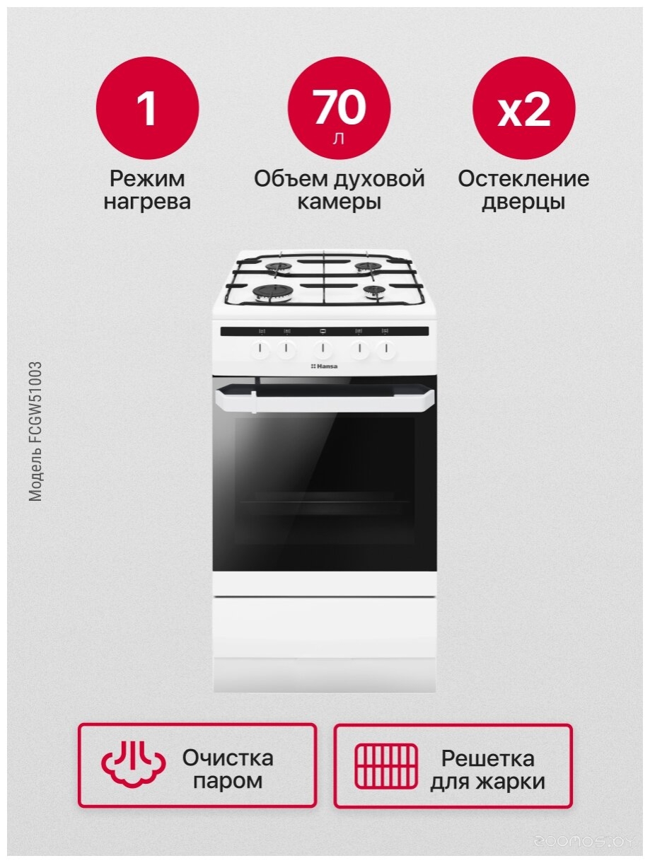 Плита Hansa FCGW510550 в  магазине Терабит Могилев