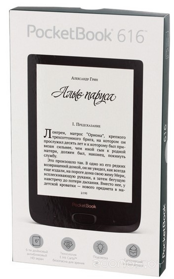   PocketBook 616 (Obsidian Black)     