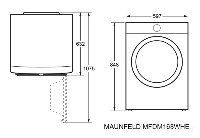 ��������� ������ Maunfeld MFDM168WHE �  �������� ������� �������