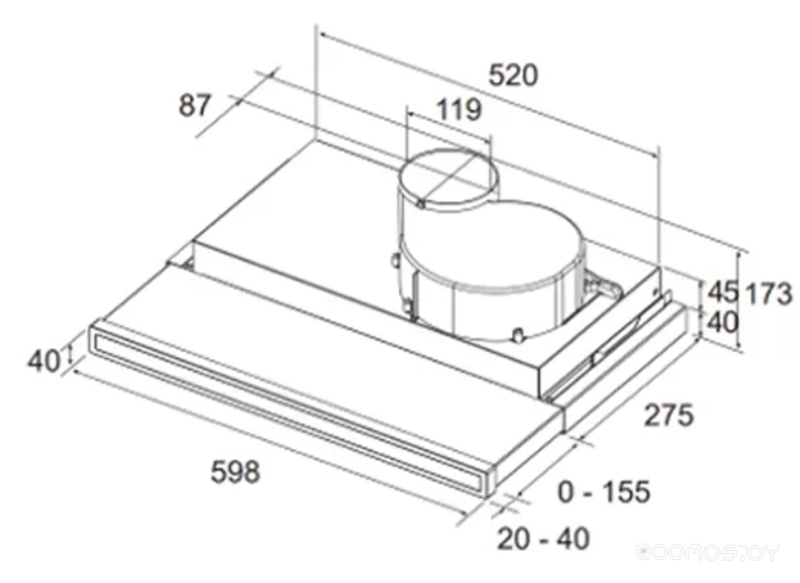 ������� Turboair GEA1M/WH/A/60 �  �������� ������� �������