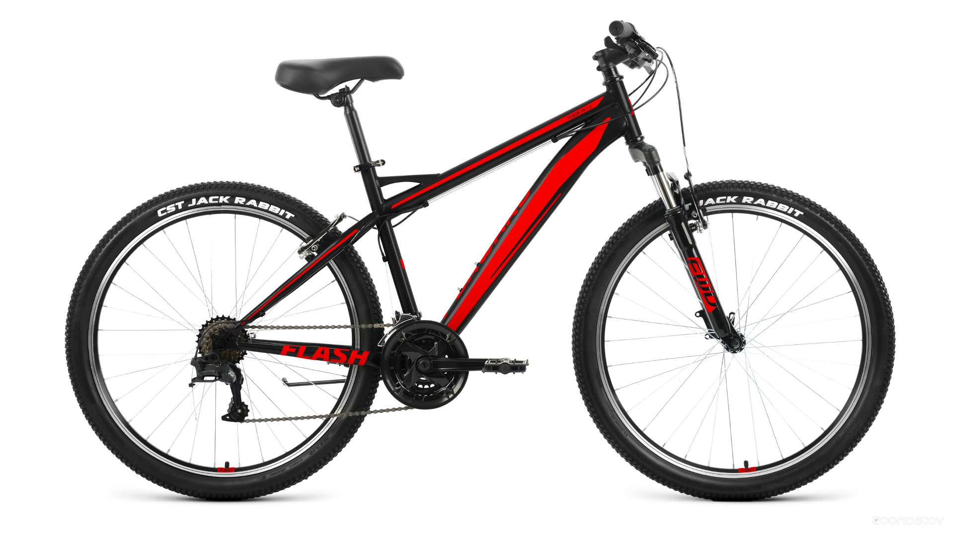 Велосипед Forward Flash 26 1.2 (19, черный/красный, 2022) в  магазине Терабит Могилев