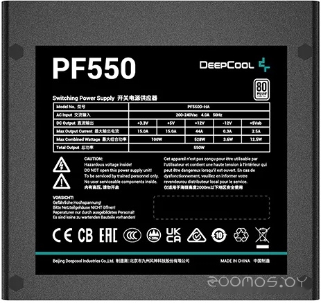 ���� ������� Deepcool PF550 �  �������� ������� �������