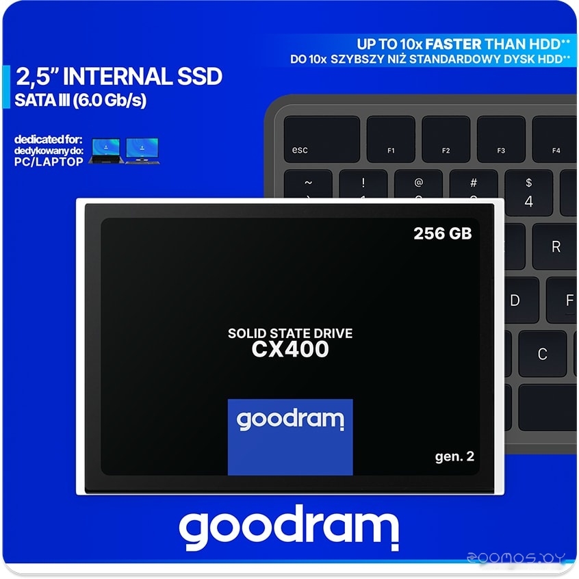 SSD GoodRAM CX400 gen.2 256GB SSDPR-CX400-256-G2     