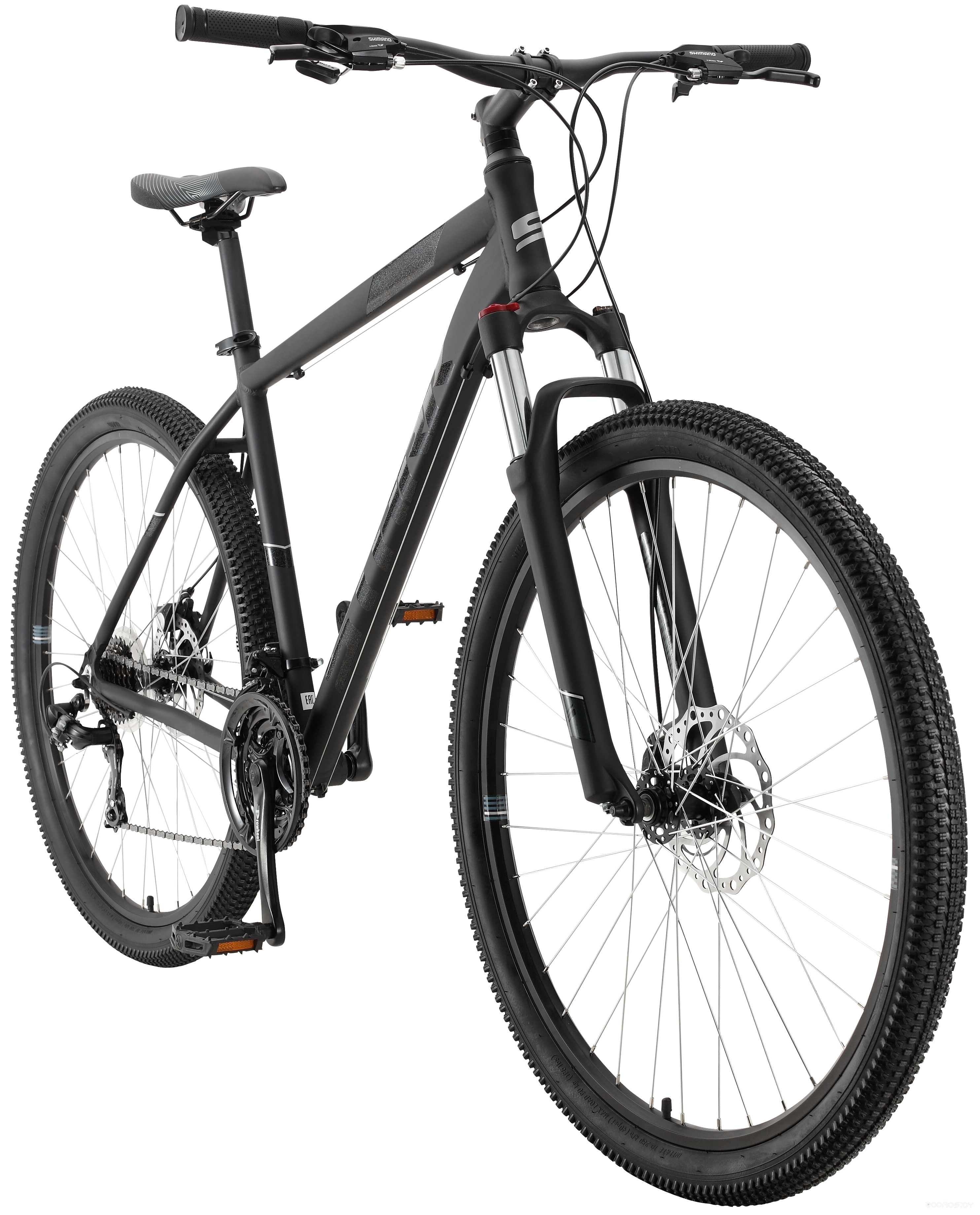 Велосипед Stark Hunter 29.2 D (22, черный/голубой, 2021) в  магазине Терабит Могилев