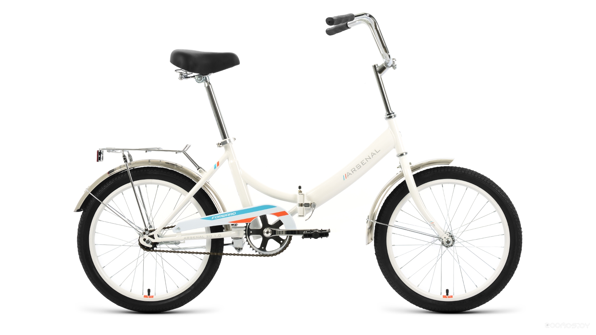 Велосипед Forward Arsenal 20 1.0 (14, белый/оранжевый, 2022) в  магазине Терабит Могилев