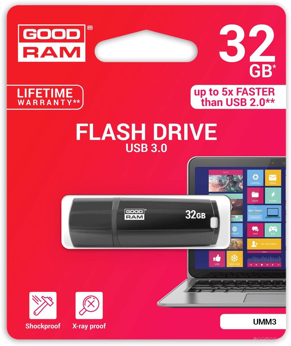 USB Flash GoodRAM UMM3 32Gb (Black)     