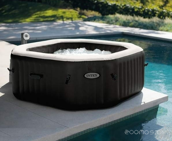 Надувной бассейн INTEX Jet & Bubble Deluxe 28458 (201x71) в  магазине Терабит Могилев