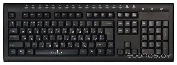 Клавиатура Oklick 130 M Multimedia Keyboard Black PS/2 в  магазине Терабит Могилев