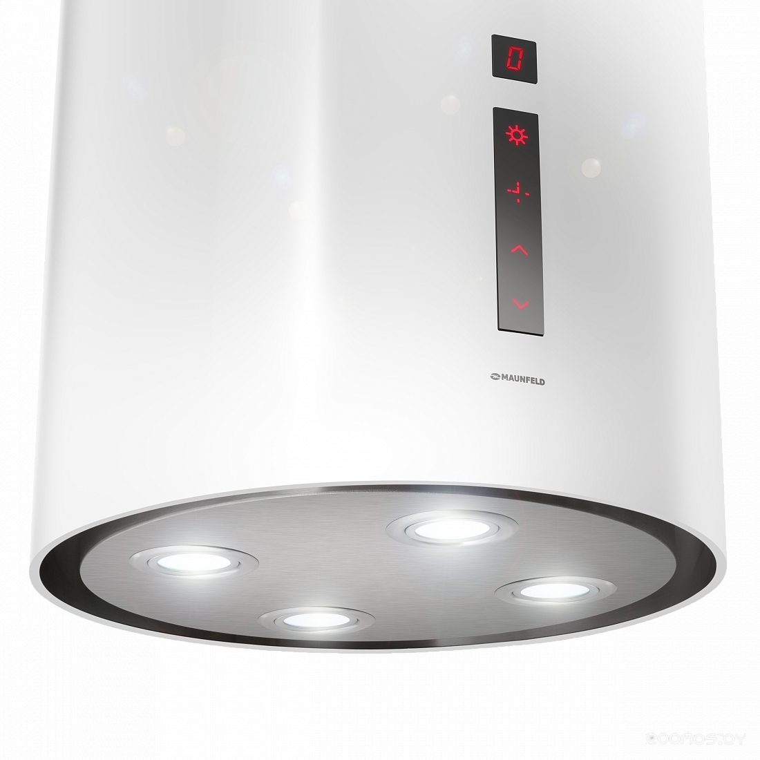 Кухонная вытяжка Maunfeld Lee Isla sensor 39 (белый) в  магазине Терабит Могилев