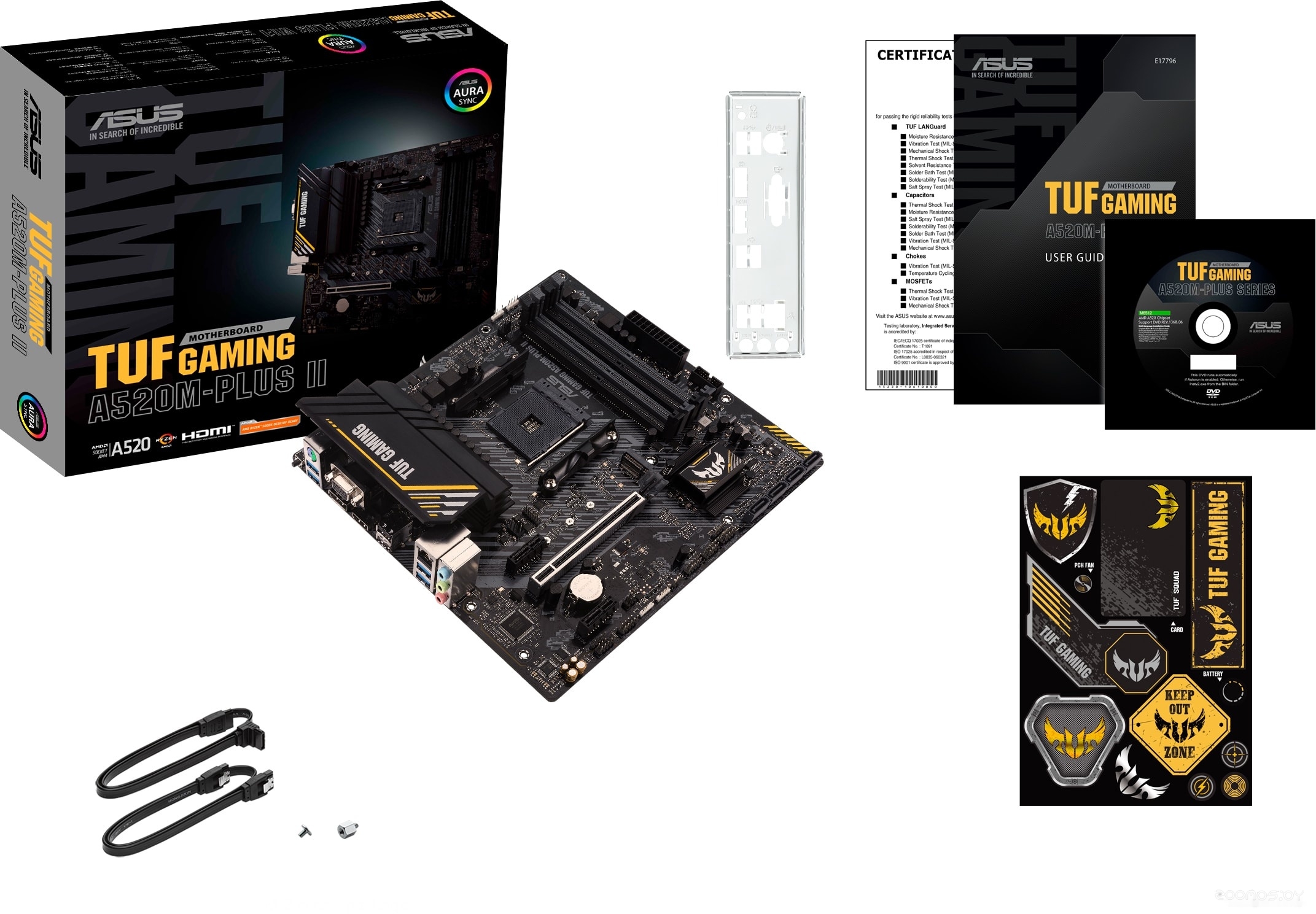 Материнская плата Asus TUF Gaming A520M-Plus II в  магазине Терабит Могилев