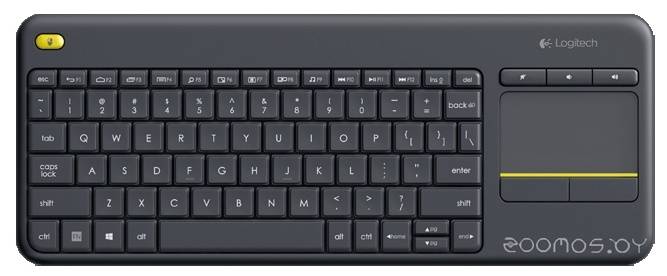 Клавиатура Wireless Touch Keyboard K400 Plus Black USB в  магазине Терабит Могилев