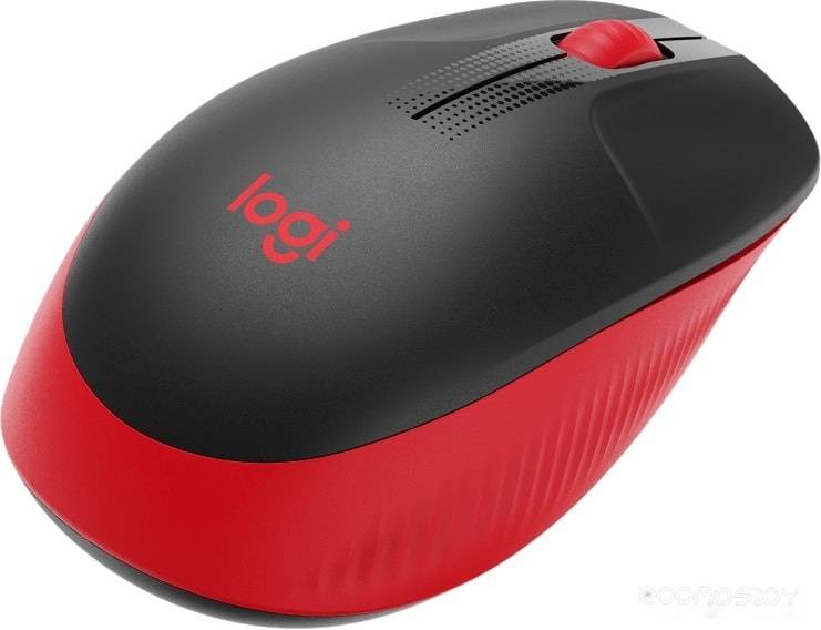 Мышь Logitech M190 (черный/красный) в  магазине Терабит Могилев