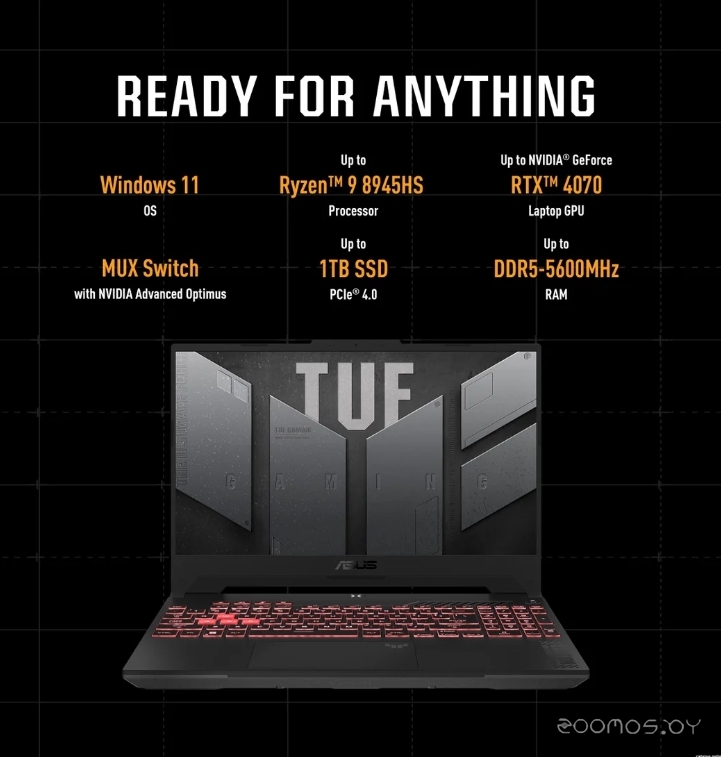 Игровой ноутбук Asus TUF Gaming A15 2023 FA507NU-LP154 в  магазине Терабит Могилев
