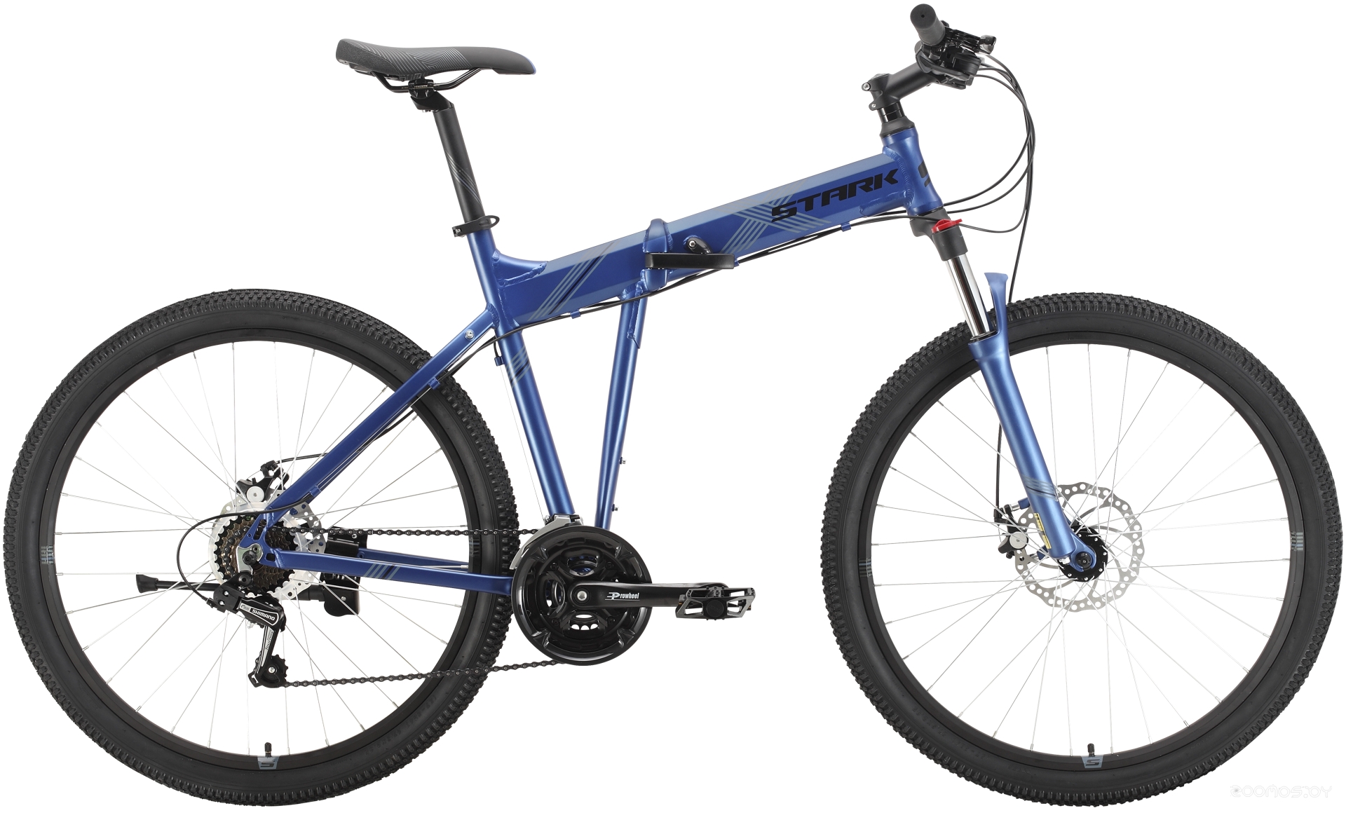 Велосипед Stark Cobra 27.2 D (18, синий/черный, 2021) в  магазине Терабит Могилев