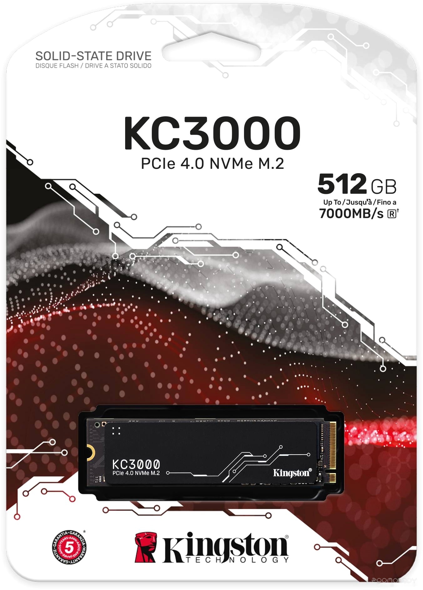 SSD Kingston KC3000 512GB SKC3000S/512G в  магазине Терабит Могилев