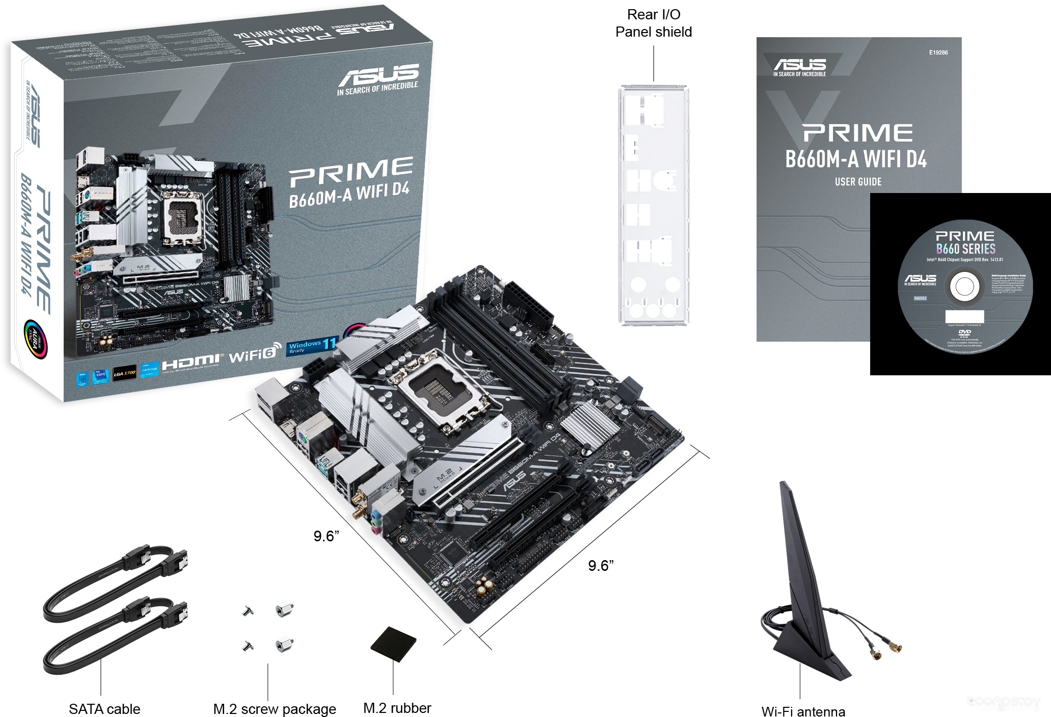 Материнская плата Asus Prime B660M-A WIFI D4 в  магазине Терабит Могилев
