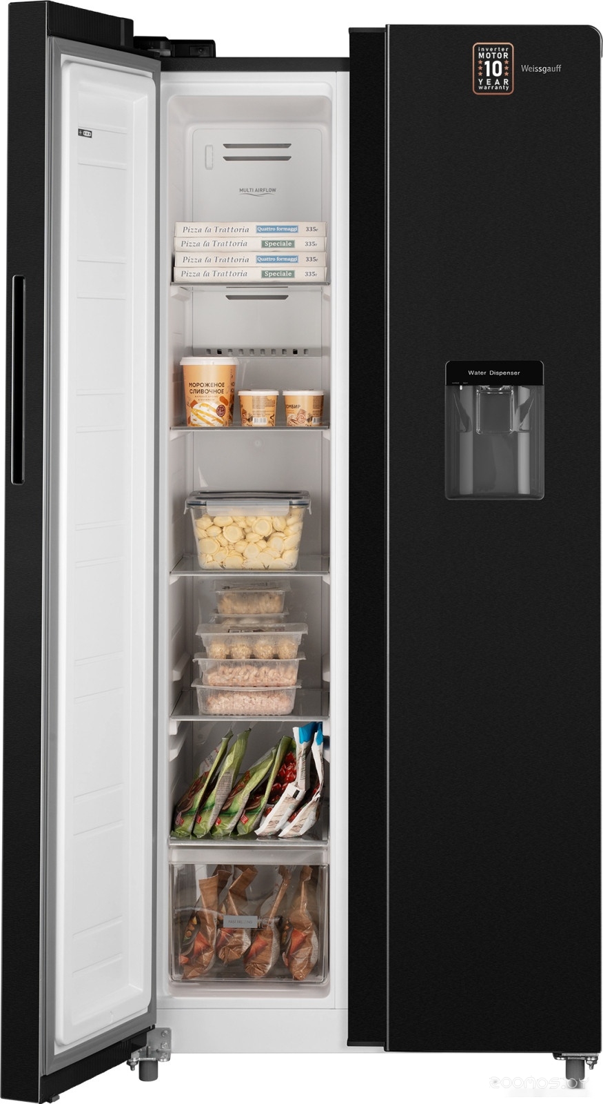 ����������� side by side Weissgauff WSBS 600 XB NoFrost Inverter Water Dispenser �  �������� ������� �������