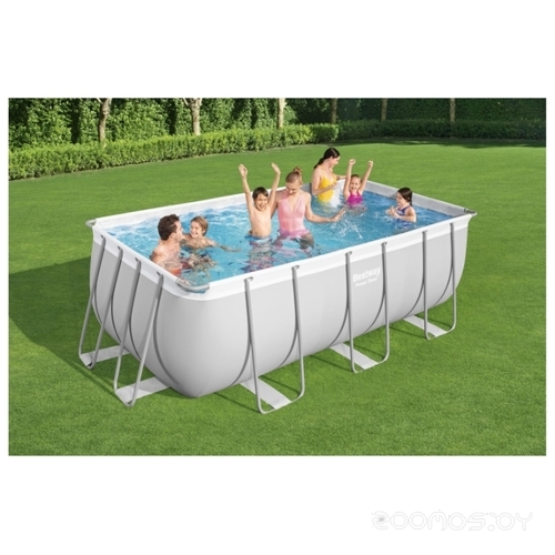 Бассейн Bestway Rectangular Power Steel Frame 56457/56244 в  магазине Терабит Могилев