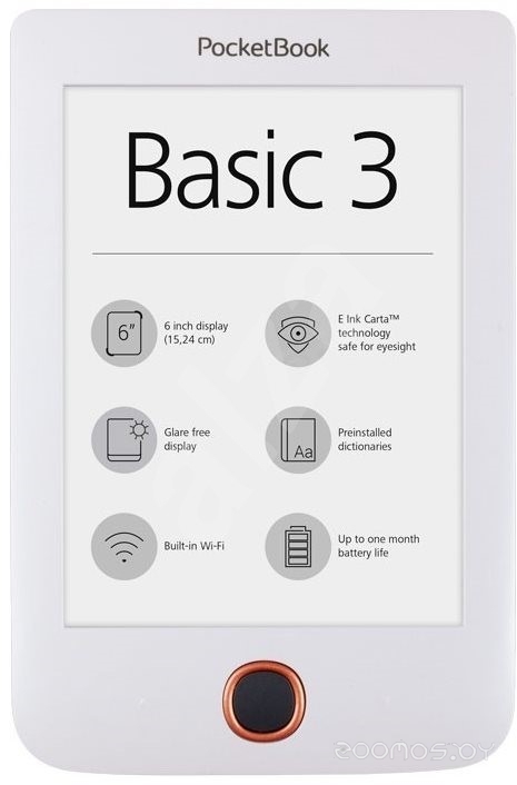   PocketBook 614 Basic 3 (White)     