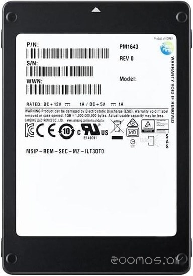 SSD Samsung PM1643a 1.92TB MZILT1T9HBJR     