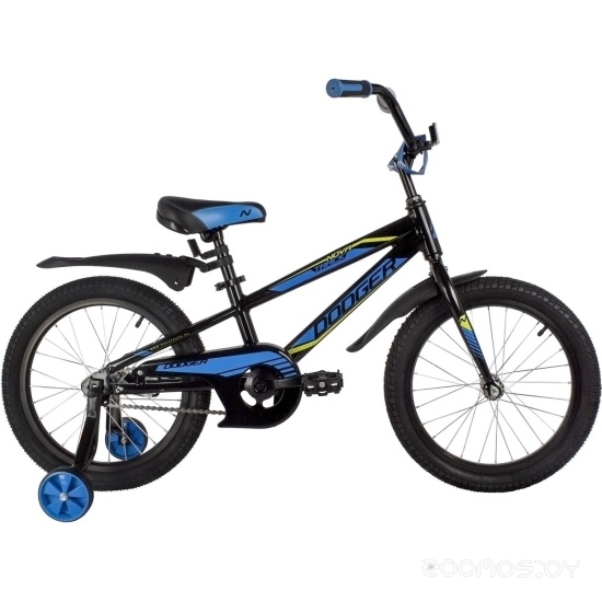Детский велосипед Novatrack Dodger 18 (черный, 2022) в  магазине Терабит Могилев