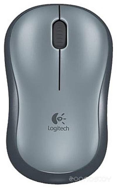  Logitech Wireless Mouse M185 Grey-Black USB     