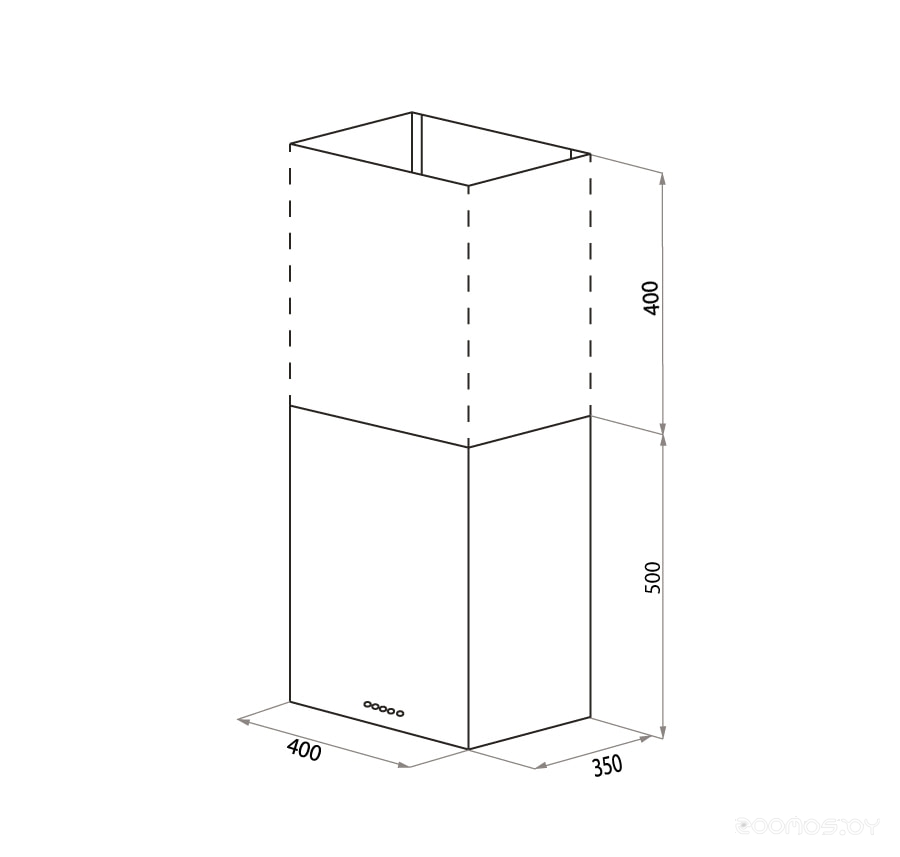 Кухонная вытяжка Maunfeld Box Push 40 (нержавеющая сталь) в  магазине Терабит Могилев