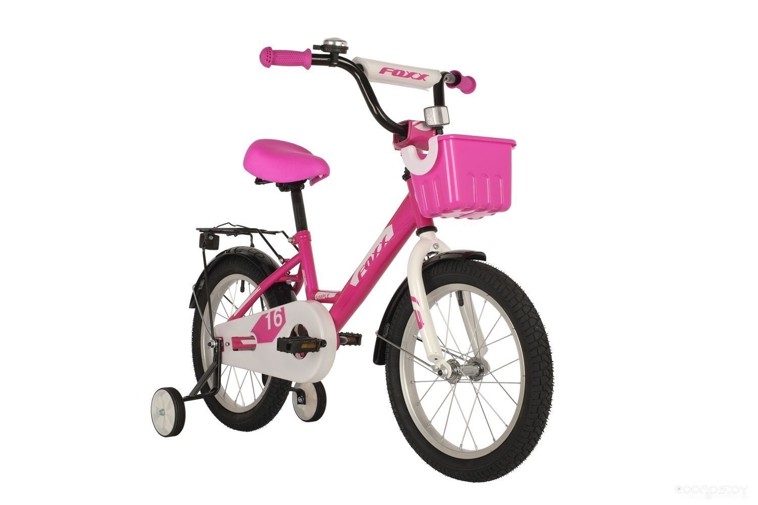 Детский велосипед Foxx Simple 16 2021 (розовый) в  магазине Терабит Могилев