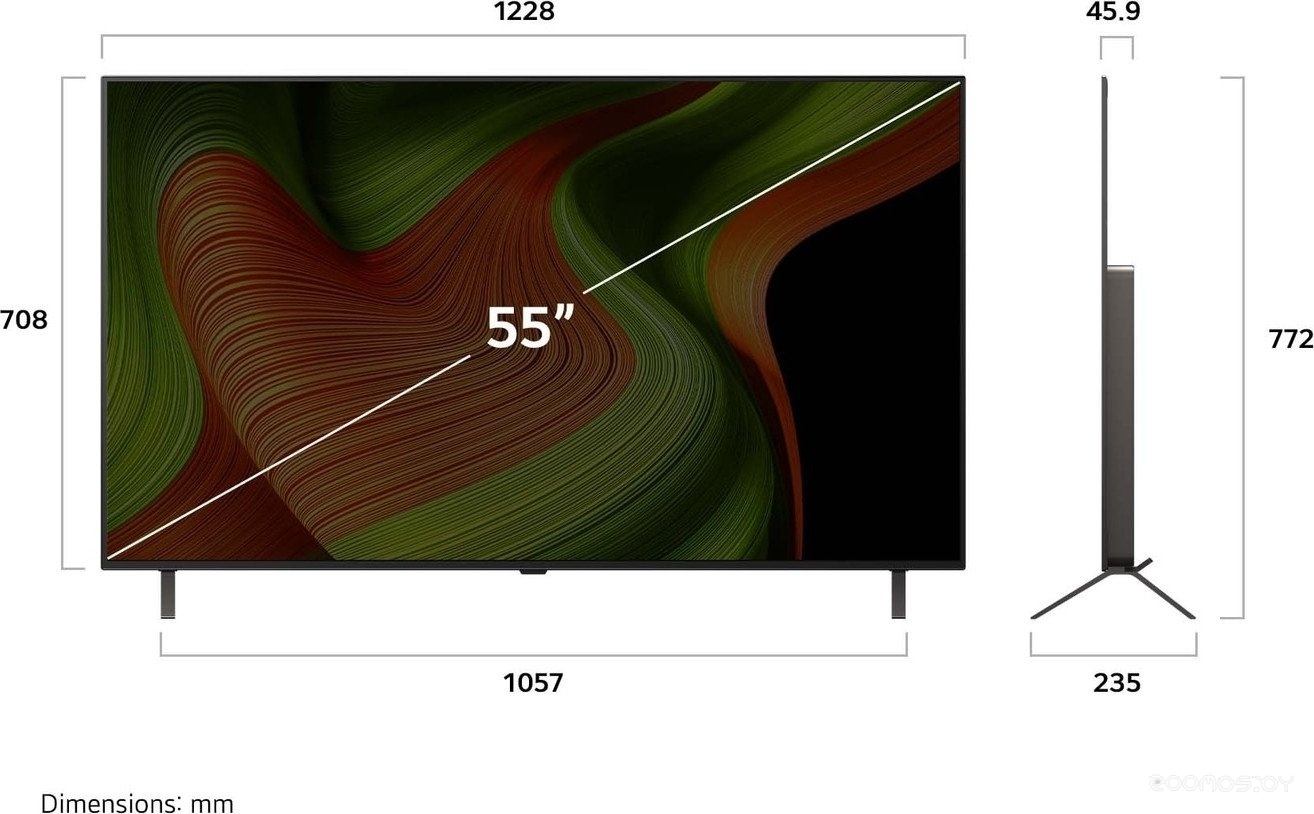OLED телевизор LG OLED AI B5 OLED55B5RLA в  магазине Терабит Могилев